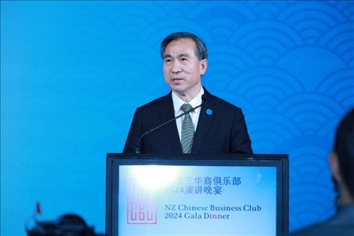 中國(guó)貿(mào)促會(huì)任鴻斌會(huì)長(zhǎng)。主辦方供圖