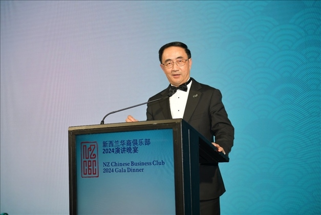 新西蘭華商俱樂(lè)部和華商聯(lián)合總會(huì)主席楊健。主辦方供圖
