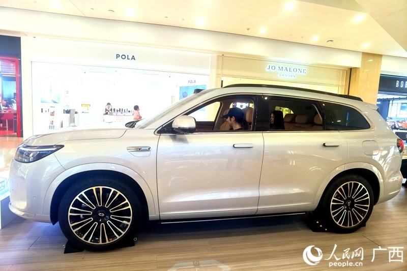  消費者在試駕汽車。人民網記者 陳燕攝