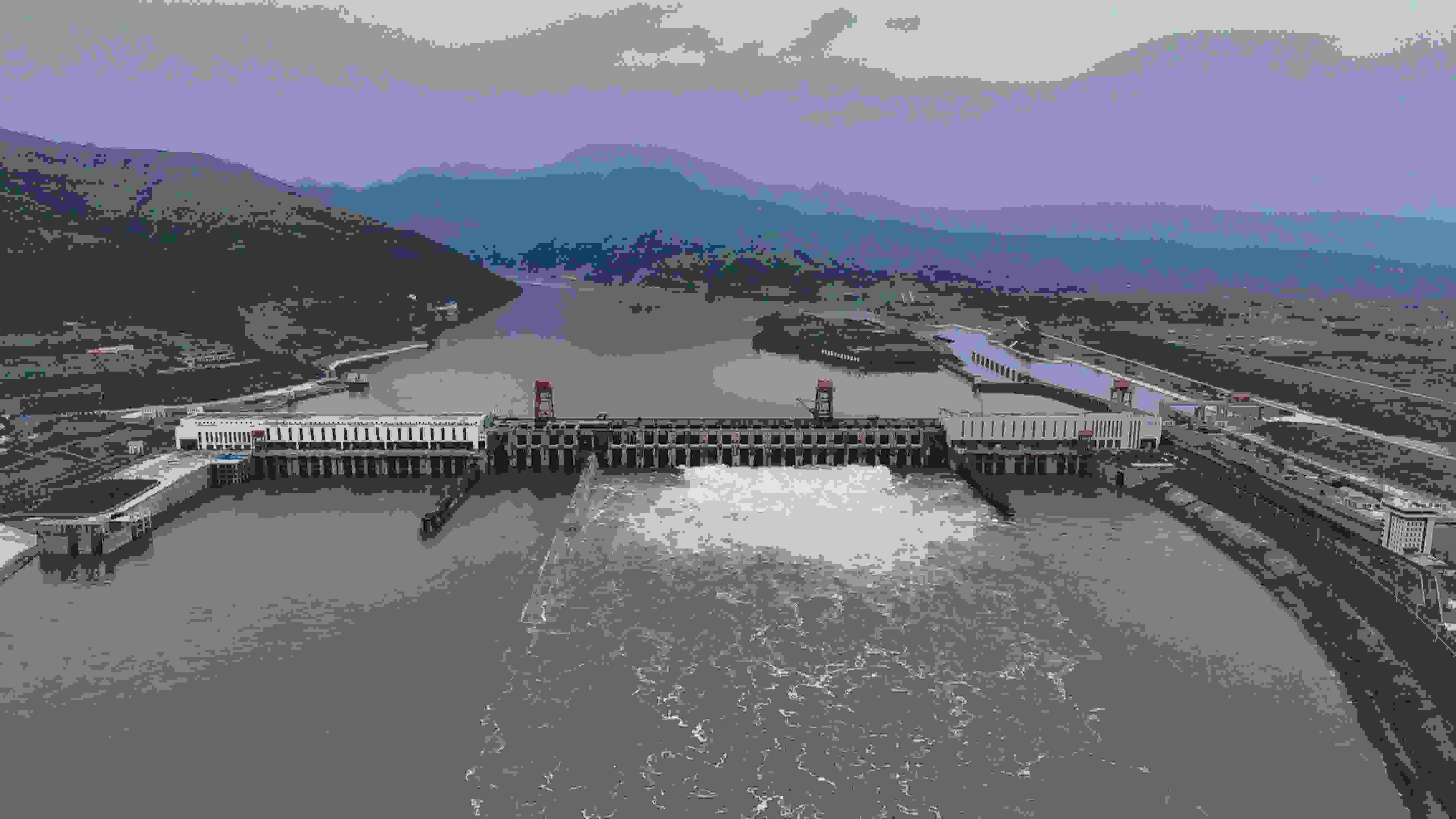 大藤峽水利樞紐精準(zhǔn)調(diào)度保障防洪安全。受訪者供圖