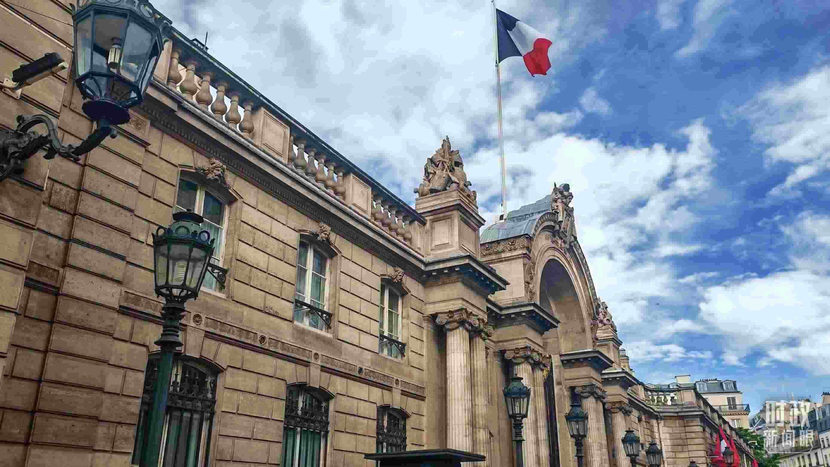 △愛麗舍宮。（總臺(tái)央視記者劉琦拍攝）