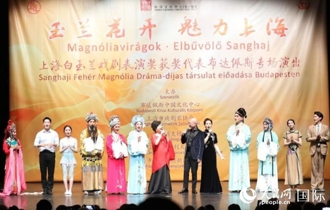 “玉蘭花開·魅力上?！弊哌M布達佩斯。葉辰亮攝