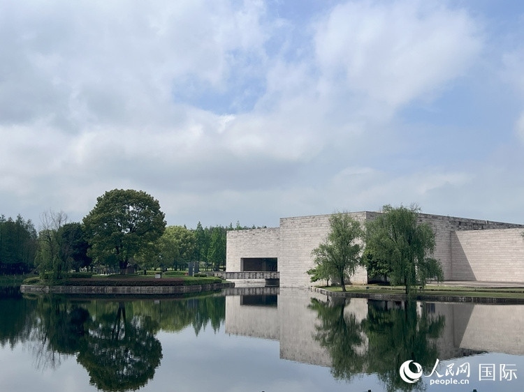 良渚博物院外觀。人民網(wǎng)記者 崔越攝