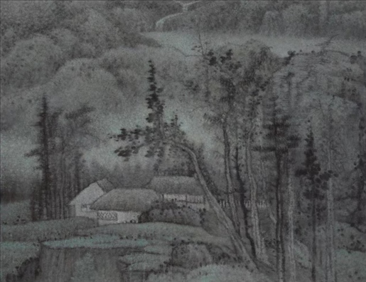 王秦生畫作《晨寂》。主辦方供圖