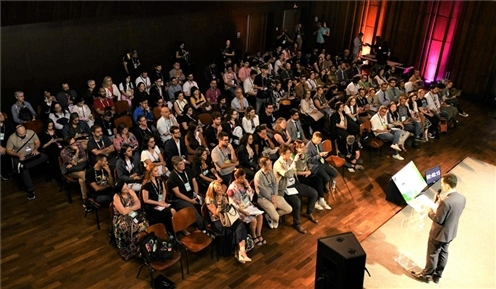 “視聽中國(guó)”——文化與商業(yè)機(jī)遇推介會(huì)暨中國(guó)視聽節(jié)目展映會(huì)現(xiàn)場(chǎng)。 中廣國(guó)際公司供圖