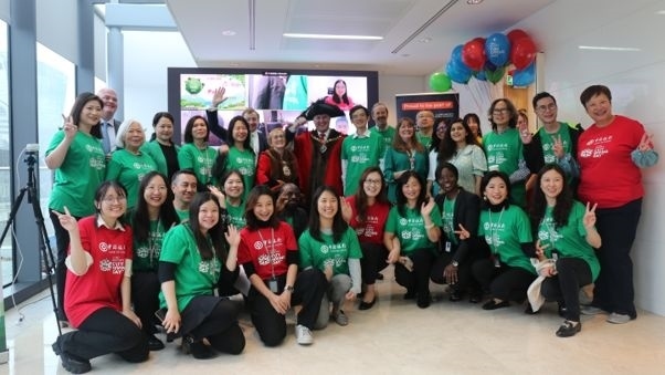 中國銀行倫敦分行參與倫敦金融城慈善日活動(dòng)。資料圖片