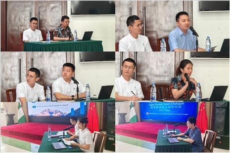 青年外交官們介紹了中國有關(guān)外交政策、對非對尼政策、等情況，并就學(xué)生們關(guān)心的問題解答。駐拉各斯總領(lǐng)館供圖