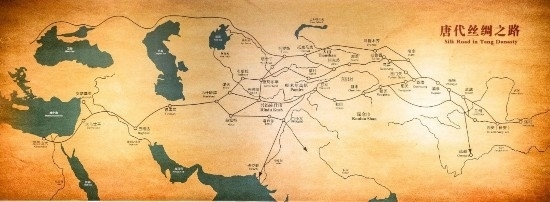 唐代絲綢之路，經(jīng)過新疆眾多地區(qū)。（圖片來源：視覺中國(guó)）