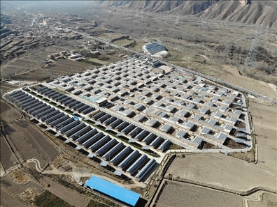 這是2020年11月6日拍攝的班彥新村全貌（無人機(jī)照片）。新華社記者 戴天放 攝