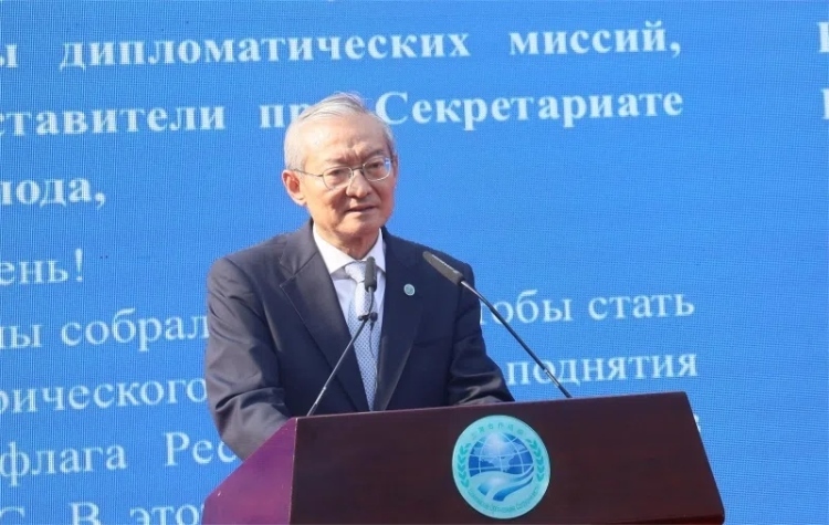 上合組織秘書長張明出席活動并致辭。主辦方供圖