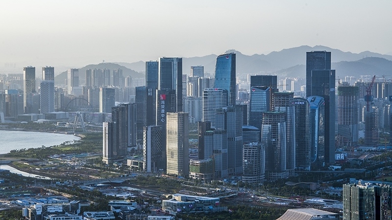 圖為深圳前海城市風(fēng)光。