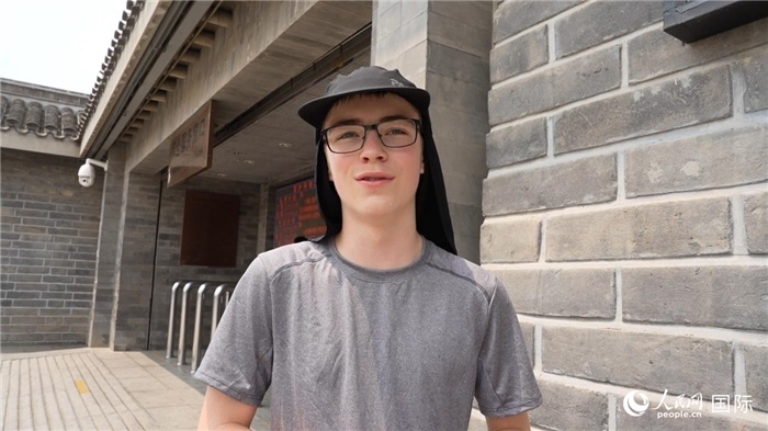 圖為德國籍游客埃里克·西伯特。人民網(wǎng)記者 吳超嵐攝