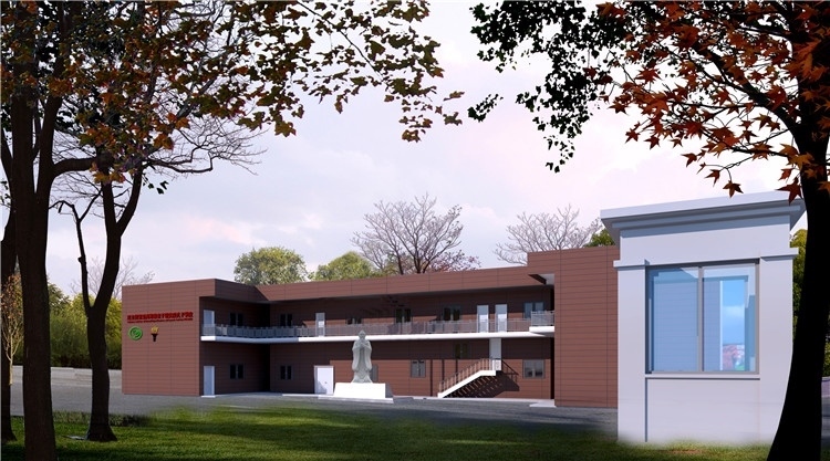 圖3：圖為孔子學院教學樓項目效果圖。四川路橋供圖