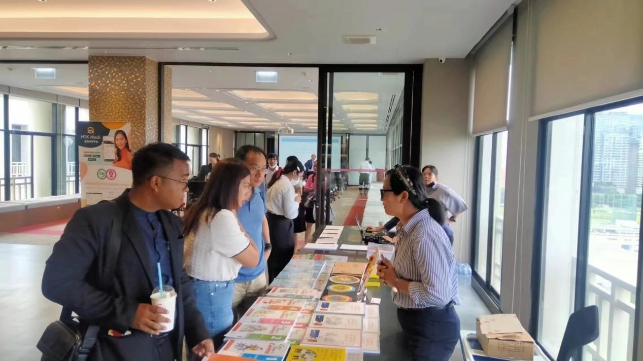 泰國中文教育精英教師高端培訓(xùn)活動現(xiàn)場。泰國朱拉隆功大學孔子學院供圖