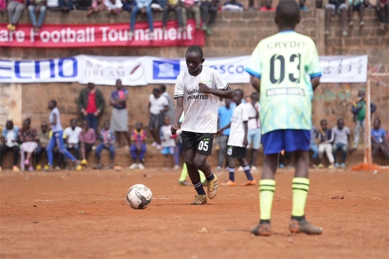 足球比賽現場。主辦方供圖