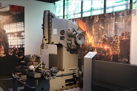 天水工業(yè)博物館內(nèi)景。新華社記者 馬莎 攝