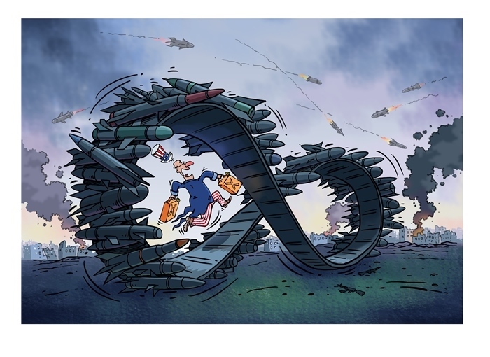 漫畫作者：馬宏亮（人民網(wǎng)版權(quán)圖片，未經(jīng)授權(quán)請勿轉(zhuǎn)載。）