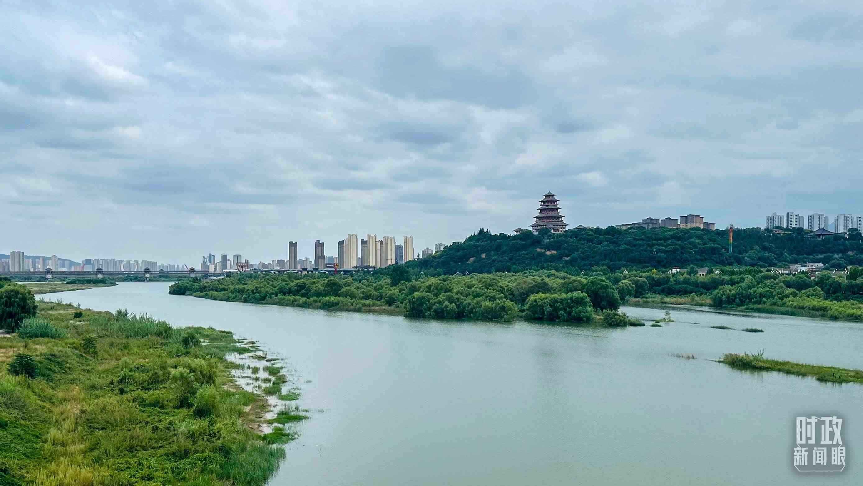 △ 渭河。（總臺央視記者范一鳴拍攝）