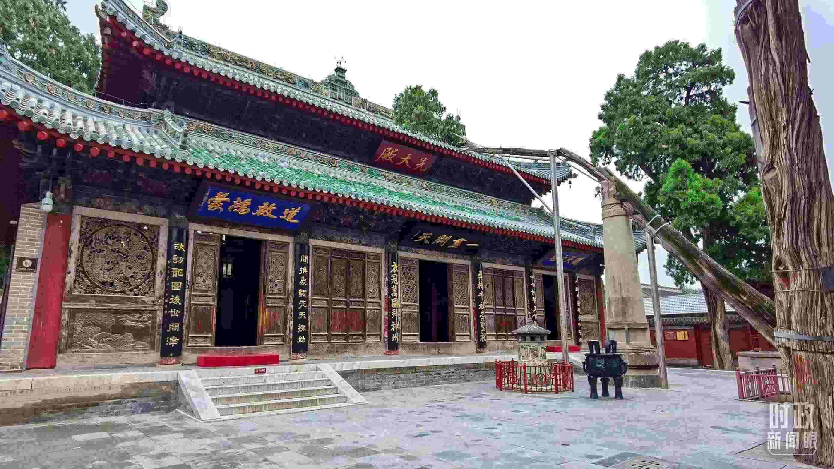 △ 伏羲廟。（總臺央視記者郭鴻拍攝）