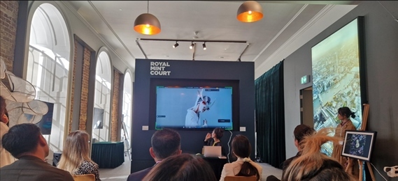 中英青年數字創(chuàng)意產學交流會現場。逸麟 攝