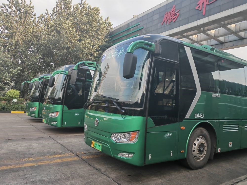 2024年9月4日拍攝的鵬飛集團(tuán)的氫能大巴車。新華社記者 王勁玉 攝