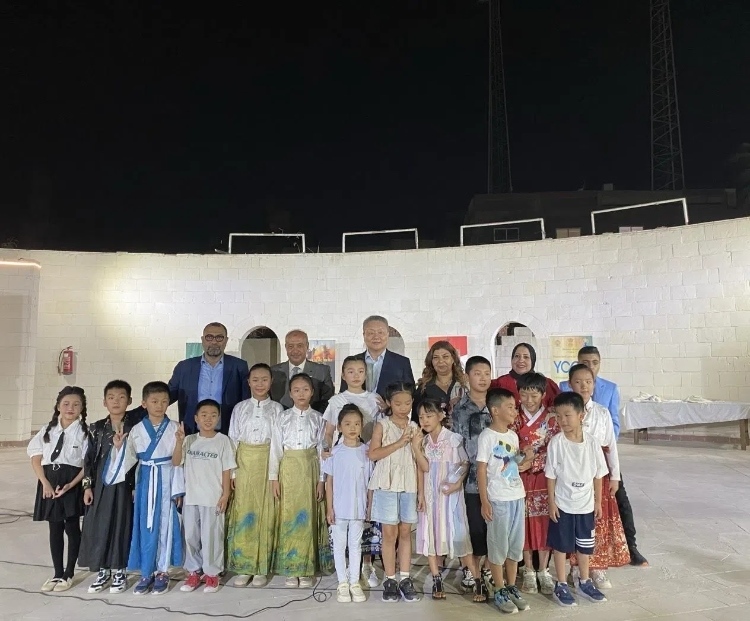 活動現(xiàn)場合影。開羅中國文化中心供圖