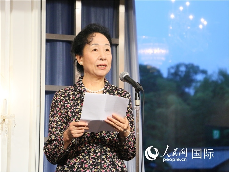 中國商務(wù)部原部長助理郭莉致辭。人民網(wǎng) 許可攝