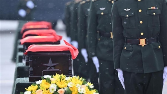 2023年11月，第十批在韓中國(guó)人民志愿軍烈士遺骸回到祖國(guó)