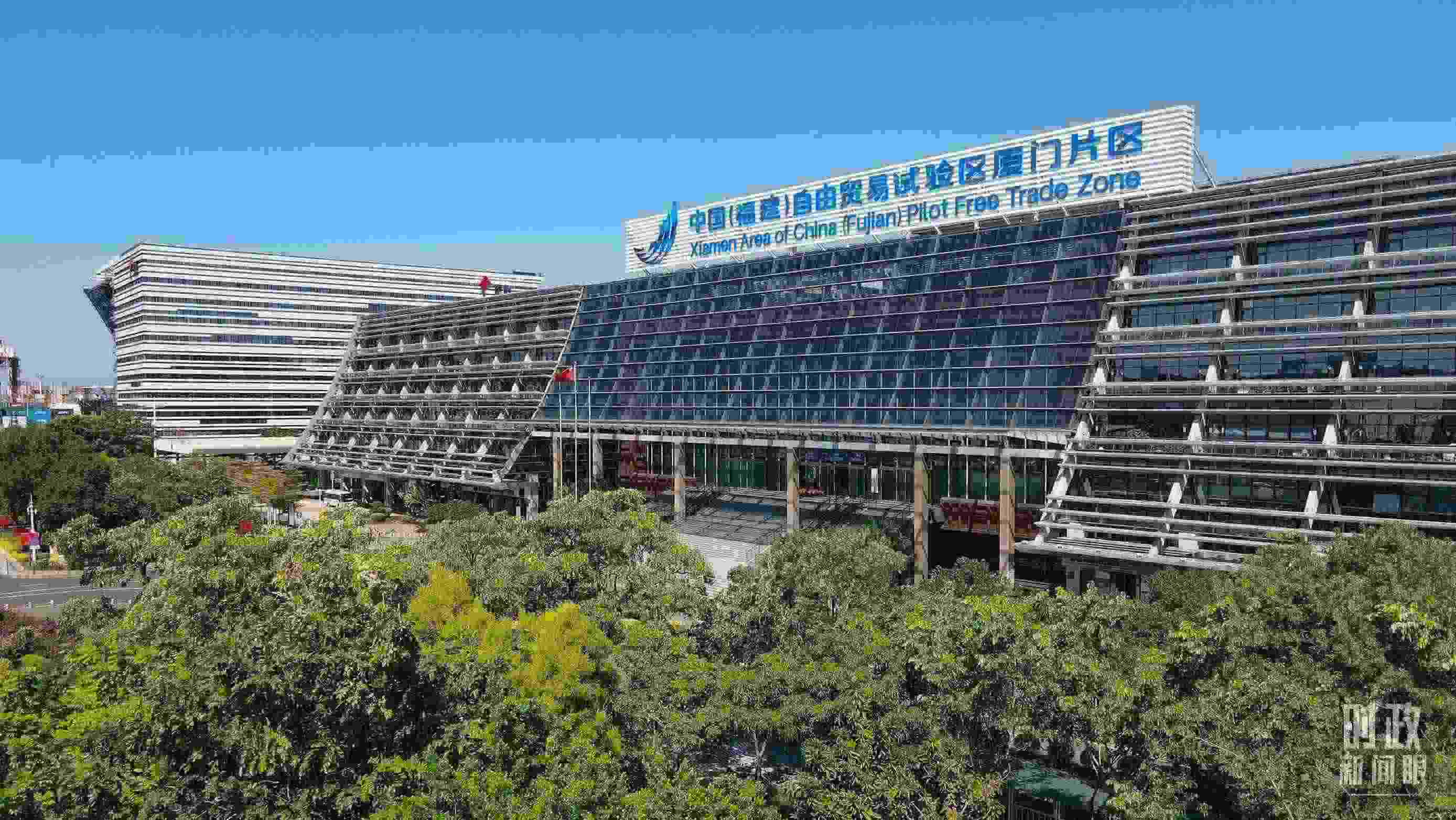 △中國(guó)（福建）自由貿(mào)易試驗(yàn)區(qū)廈門片區(qū)。（總臺(tái)記者鄭皓拍攝）