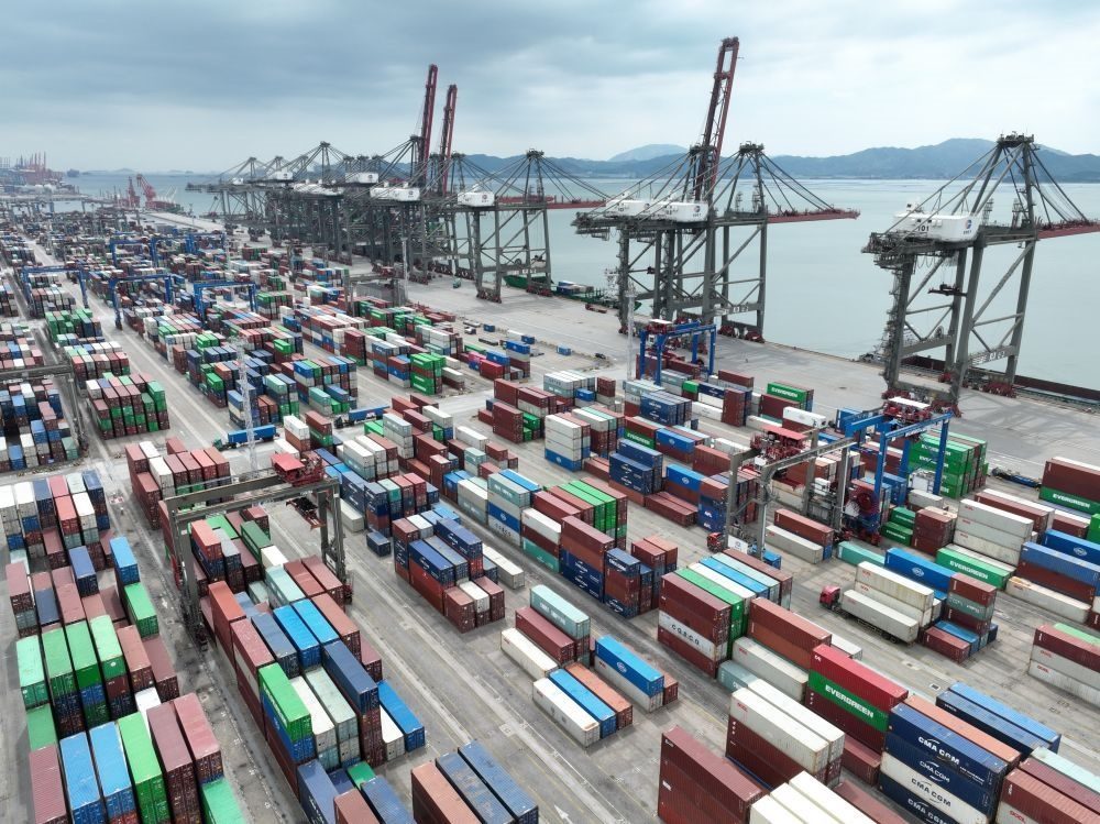 這是中國(guó)（福建）自由貿(mào)易試驗(yàn)區(qū)廈門片區(qū)內(nèi)的廈門遠(yuǎn)海碼頭（2024年9月5日攝）。