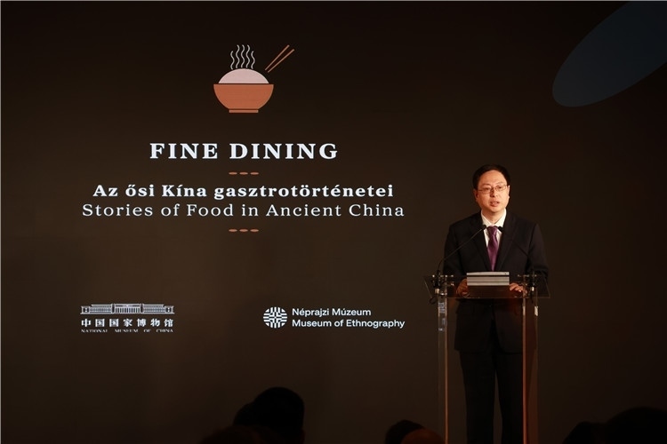 中國國家博物館副館長楊帆致辭。圖片由中國駐匈牙利大使館提供。