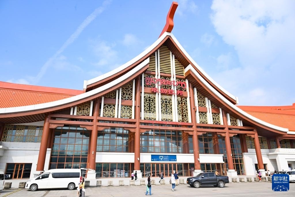 這是10月12日在老撾拍攝的瑯勃拉邦車站。新華社記者 程一恒 攝