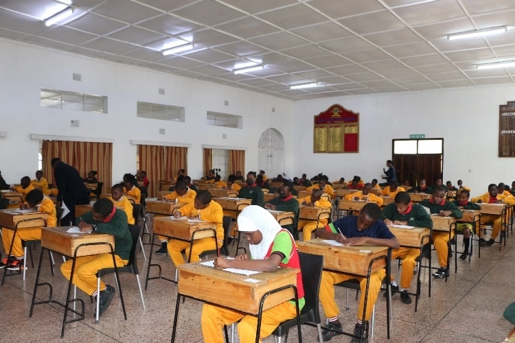 考場現(xiàn)場。埃格頓大學(xué)孔子學(xué)院供圖