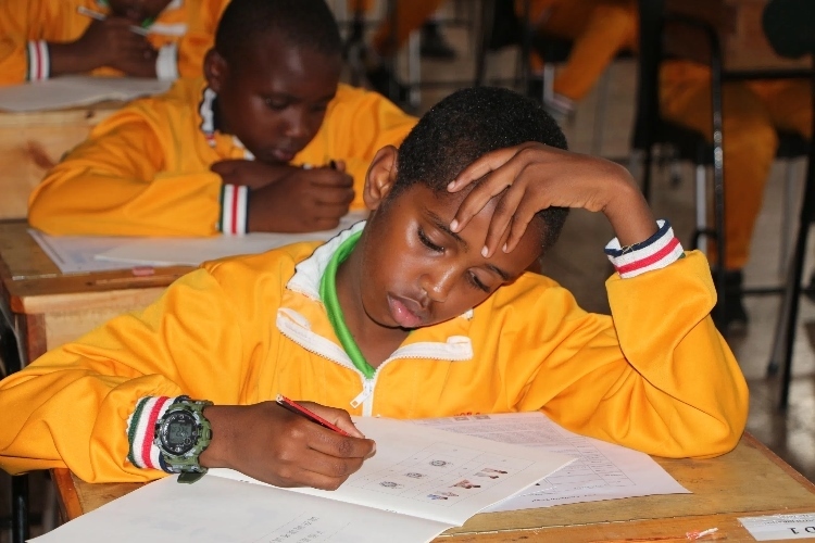 考場現(xiàn)場。埃格頓大學(xué)孔子學(xué)院供圖