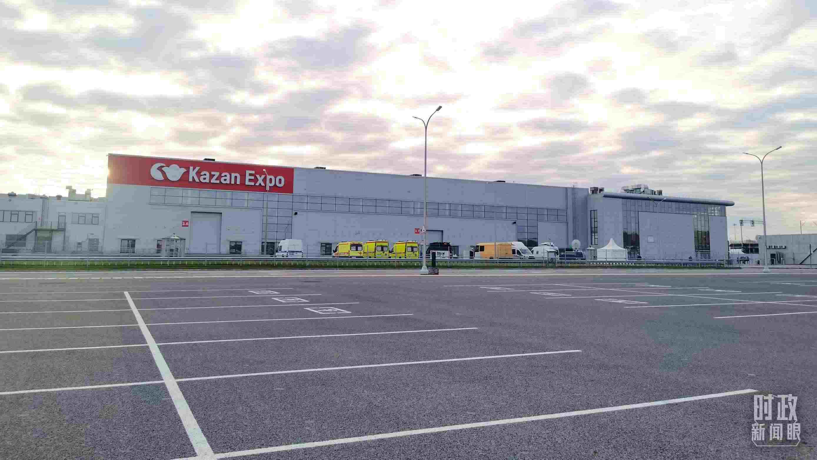 △ 喀山會(huì)展中心。（總臺(tái)央視記者曹亞星拍攝）