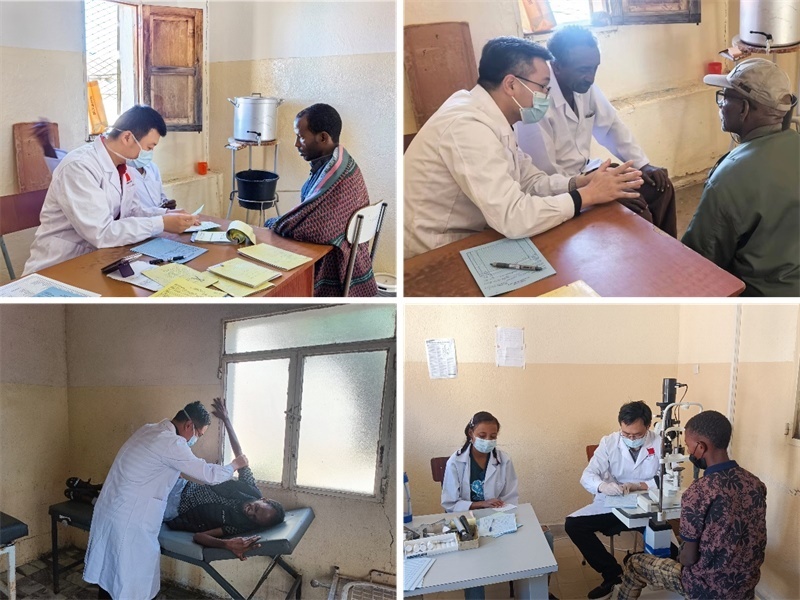 中國(guó)第17批援厄立特里亞醫(yī)療隊(duì)在科倫醫(yī)院開(kāi)展巡診活動(dòng)。中國(guó)第17批援厄立特里亞醫(yī)療隊(duì)供圖