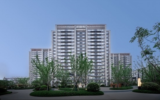 圖為改造后的中鐵臻庭小區(qū)整體外觀。王碩敏 攝