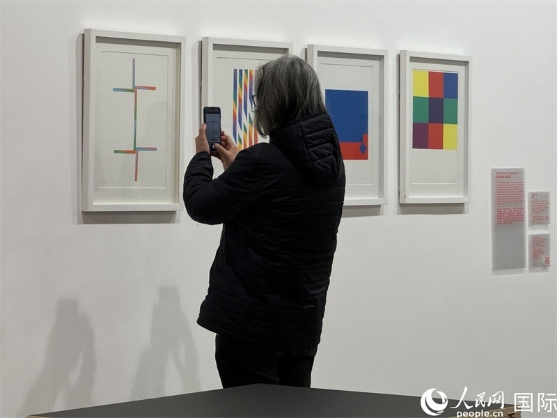 11月8日，觀眾在“瑞士經(jīng)典設(shè)計展”作品前駐足欣賞。人民網(wǎng) 謝瑩攝 