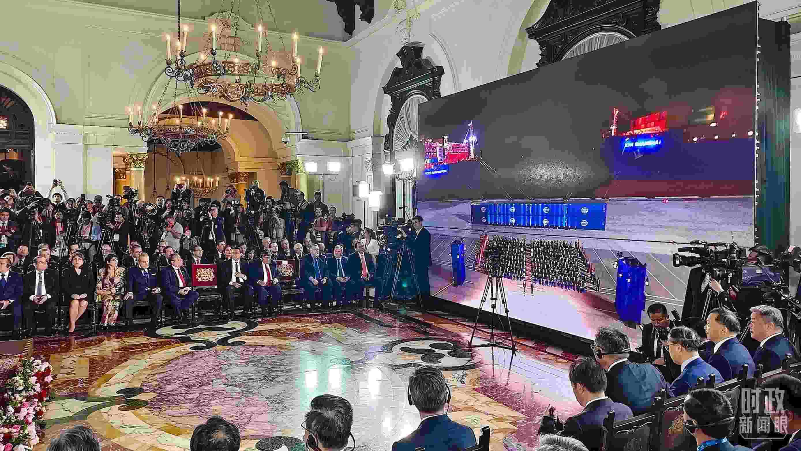 錢(qián)凱港開(kāi)港儀式現(xiàn)場(chǎng)。（總臺(tái)央視記者韓銳拍攝）