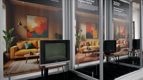 海信顯示技術(shù)展示畫作。海信南非公司供圖