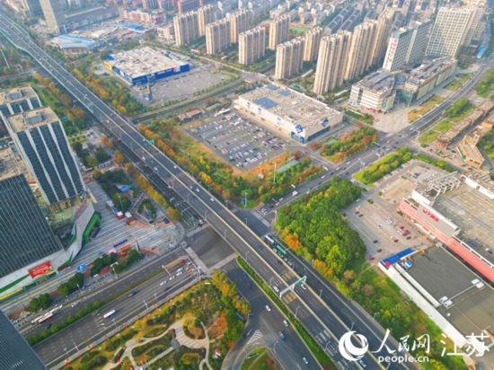 崇川區(qū)北大街便民商圈。人民網(wǎng)記者 王繼亮攝