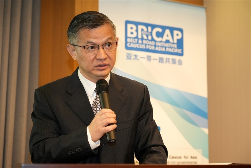 鄭學(xué)方作主旨演講。主辦方供圖