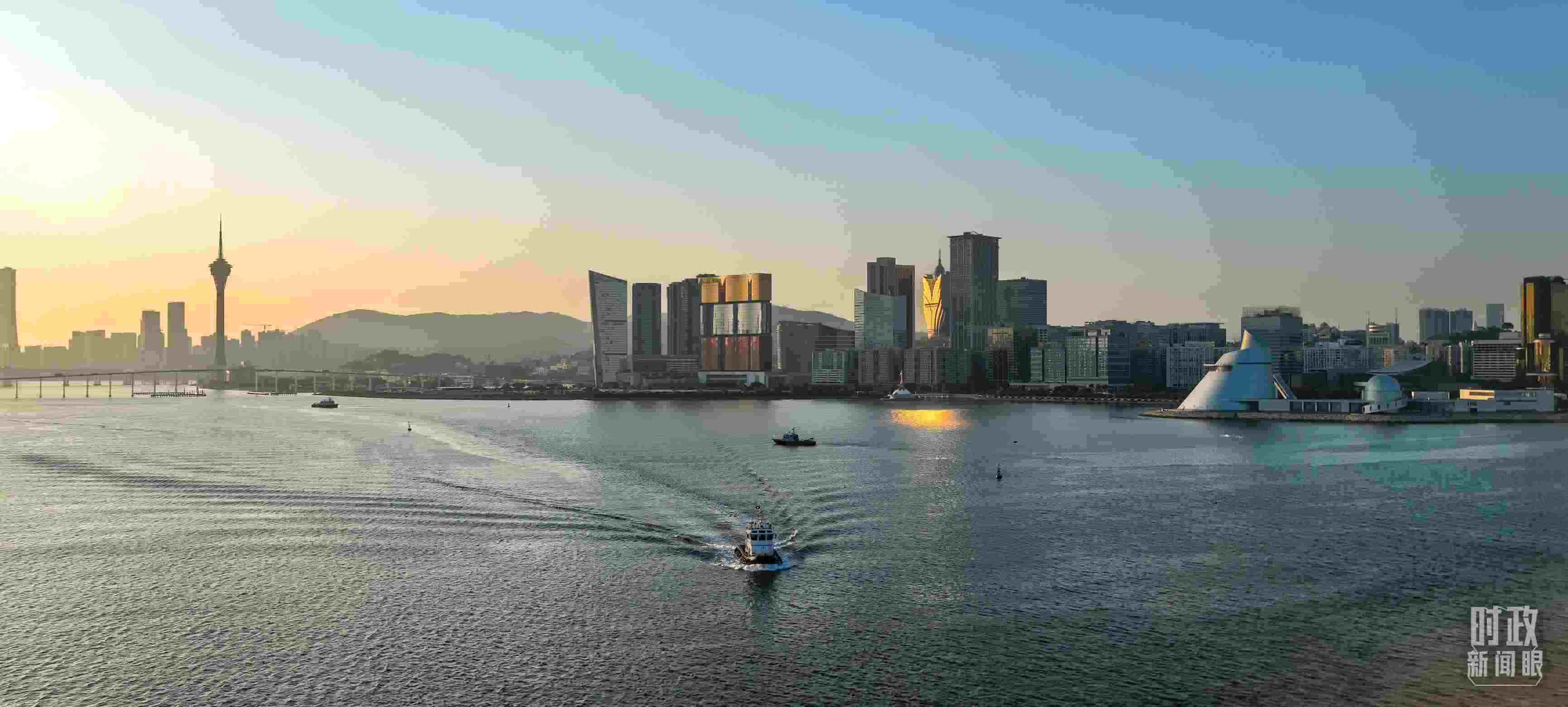 △澳門風(fēng)光。（總臺(tái)央視記者王子杭拍攝）