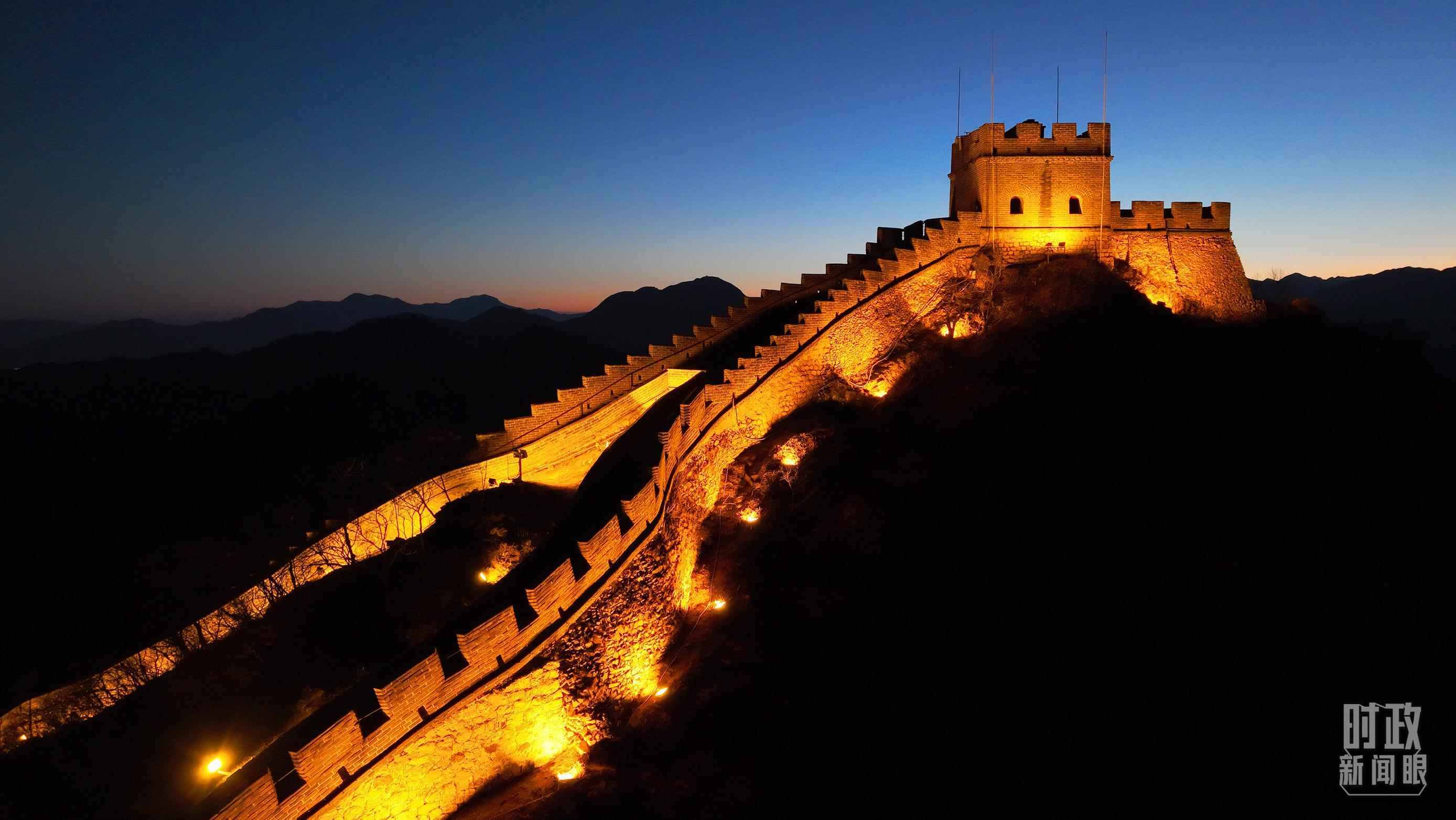 △北京居庸關(guān)長(zhǎng)城。（總臺(tái)央視記者范凱拍攝）