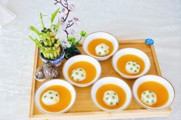 參賽作品“白雪尋蓮”。主辦方供圖