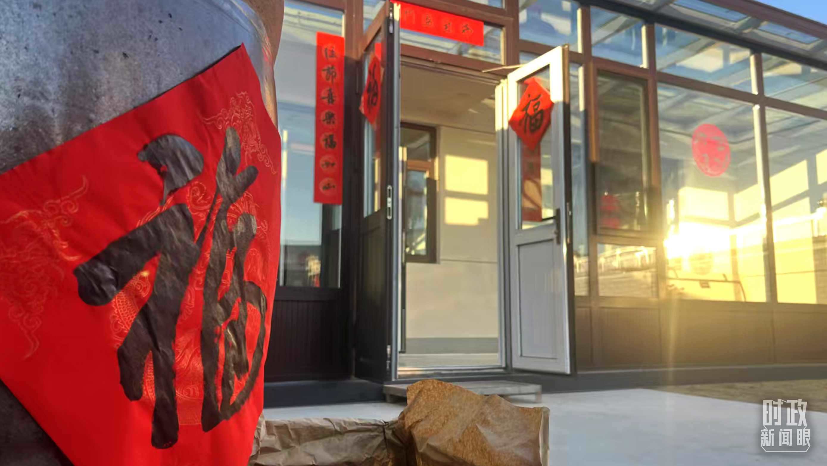 祝家溝村新居。（總臺央視記者李煒拍攝）