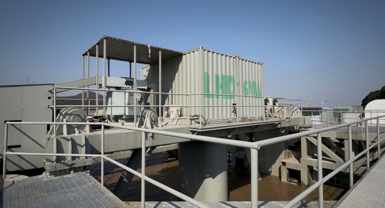 LHD潮流能發(fā)電站。人民網(wǎng)記者 王紹紹攝