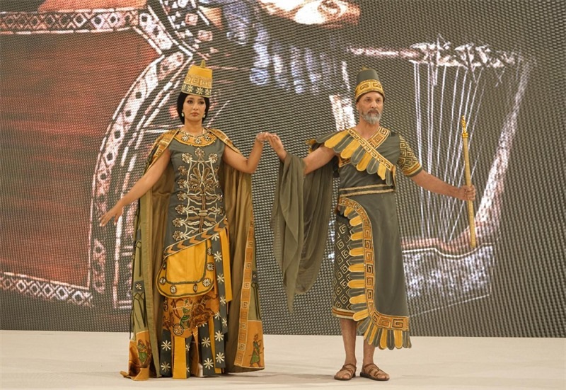 伊拉克時(shí)尚館舉辦的時(shí)裝展。伊拉克時(shí)尚館供圖