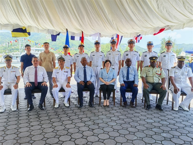 儀式現(xiàn)場(chǎng)。中國(guó)駐塞舌爾大使館供圖