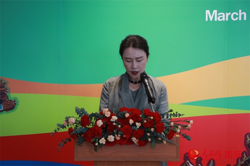 華彬文化基金會(huì)秘書(shū)長(zhǎng)盧戰(zhàn)發(fā)表講話。朱瀟逸攝